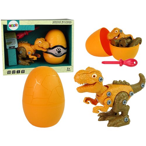 Dinosaur Tyrannosaurus Rex set with Egg DIY Screwdriver Orange Cene