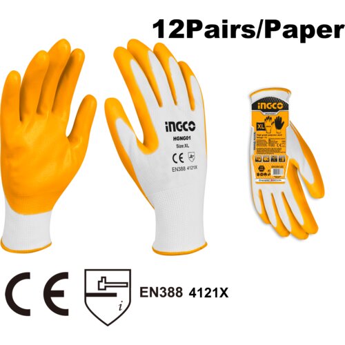 Ingco nitrilne rukavice HGNG01 Slike