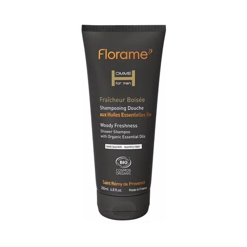 Florame homme 2v1 gel za tuširanje in šampon - fresh wood