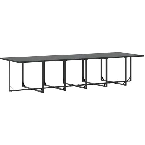  Vrtni set za objed 17 pcs Crna Čelik Slike