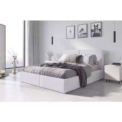 BestBed Postelja HILTON NEW - 140x200 v razlinih barvah-Bela Cene