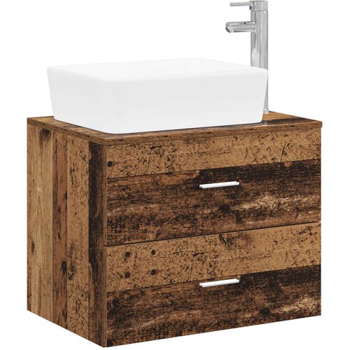  Set namje&amp;scaron;taja za kupaonicu Staro drvo Konstruirano drvo Smeđa 62.5 x 44.5 x 50 cm Slike