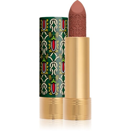 Gucci Beauty Holiday Rouge &amp;agrave; L&amp;egrave;vres Matte Lipstick matirajoča &amp;scaron;minka odtenek 122 Eliza Ginger 3.5 g Slike