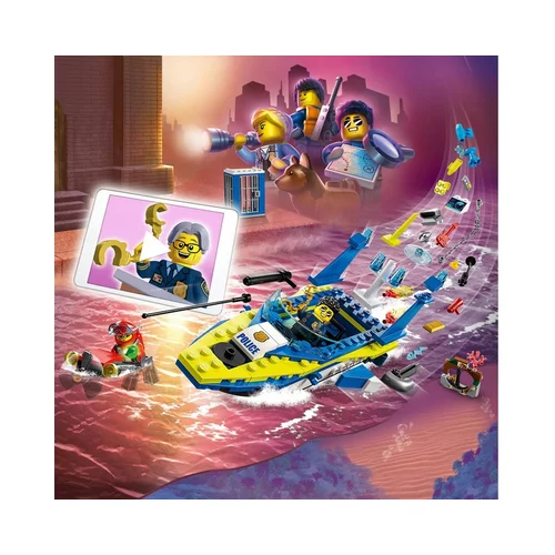 Lego ® city naloge detektiva pomorske policije 60355