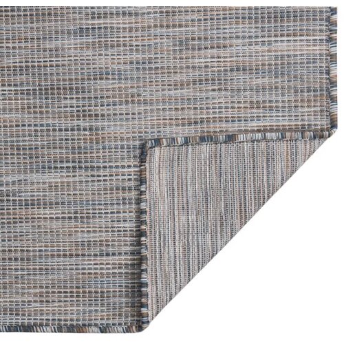 Maison Chic Zunanja Preproga, Rug ploščato tkanje 120x170 cm rjava in modra, (22122707) Cene
