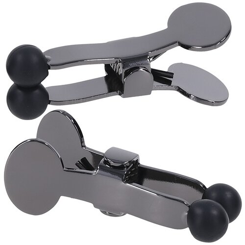 Doc Johnson Merci Nippers Stainless Steel Nipple Clamps with Silicone Tip Black Cijene