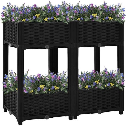  Povi&scaron;ena gredica 80 x 40 x 71 cm od polipropilena Cijene