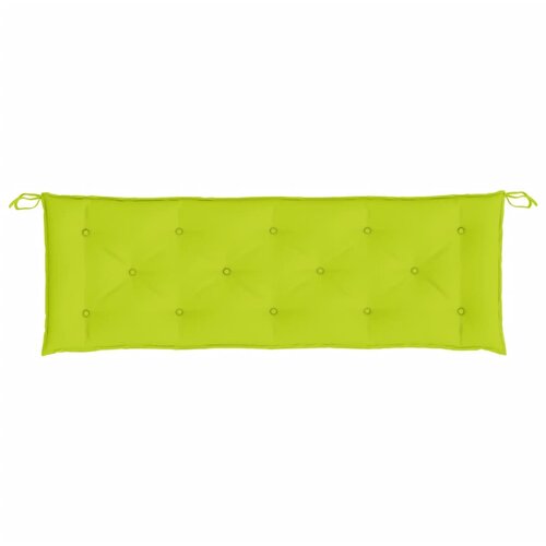  Jastuk za vrtnu klupu jarkozeleni 150x50x7 cm od tkanine Oxford Slike