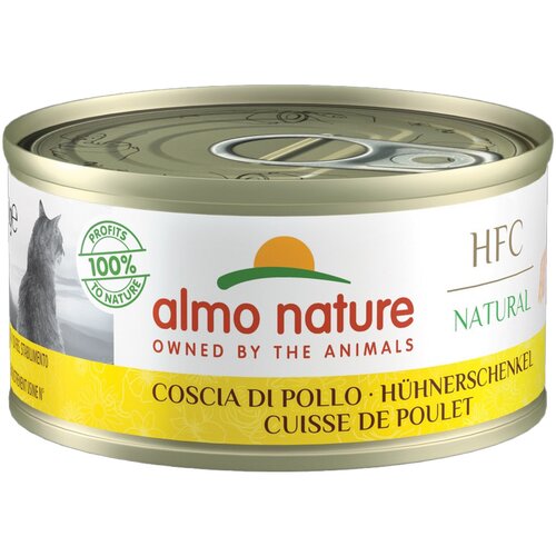 Almo Nature 70g Almo Nature HFC Natural 6 x 70 g - Piščančja bedra Cene