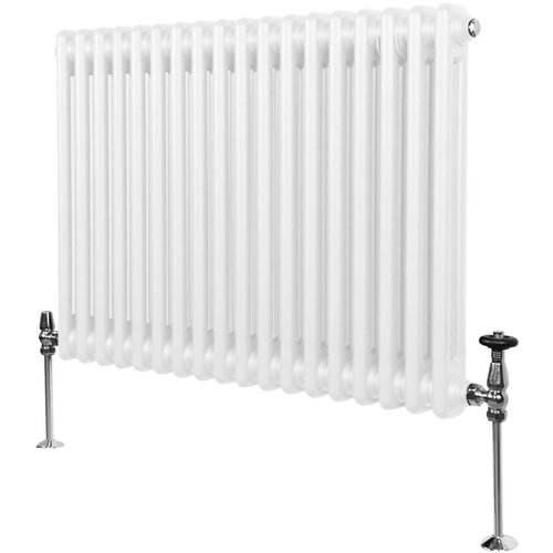 Monster tradicionalni radiator z 2 stolpcema - 600 x 832 mm - bel, (21569793) Slike