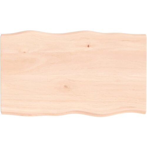 vidaXL Stolna ploča 100x60x2 cm netretirana hrastovina sa živim rubom Cijene