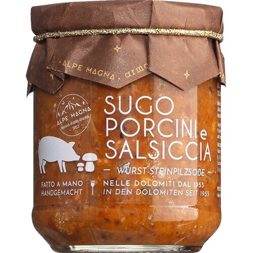 Alpe Magna Omaka z jurčki in salsiccio - 190 g Cene