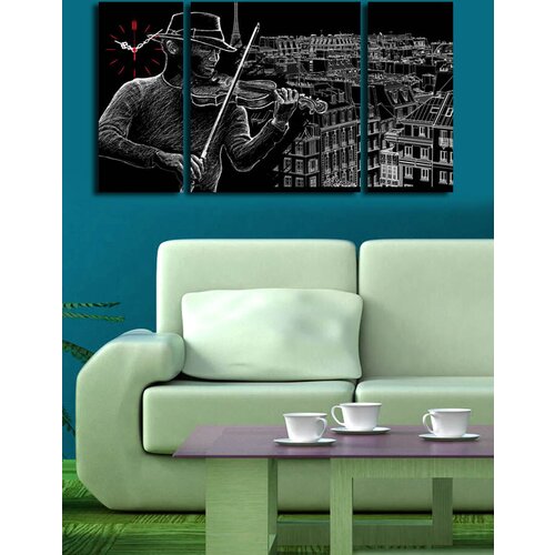 Wallity zidni sat 3P204045CS-6, 84x45 cm, 3 dela Cene