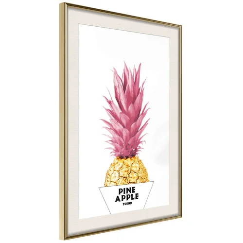  Poster - Trendy Pineapple 40x60