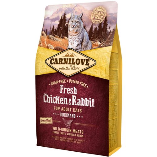 Carnilove cat fresh adult - piščanec & zajec 2 kg Cene