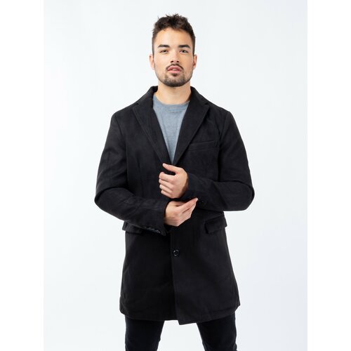 Glano Men's coat - black Slike