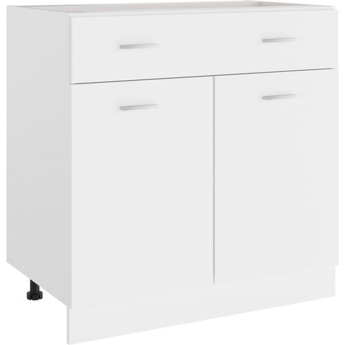 vidaXL Spodnja omarica s predalom bela 80x46x81,5 cm, (20621090) Cene