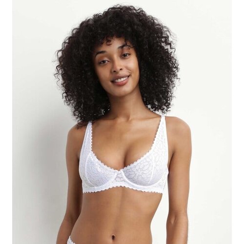 DIM DAILY DENTELLE UNDERWIRE BRA - Women&amp;#039;s lace bra - white Slike