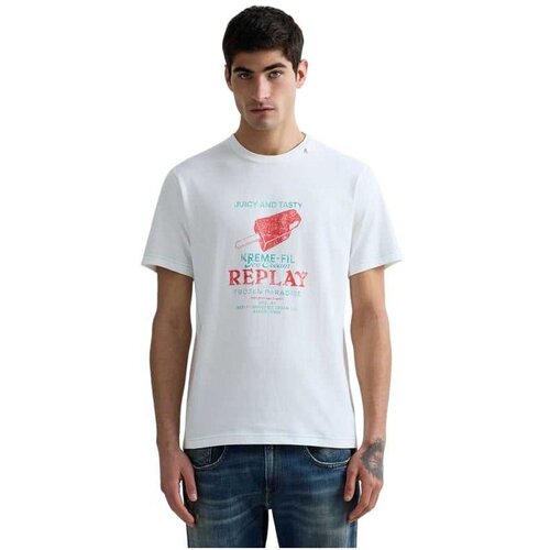 Replay pamučna muška majica Cene