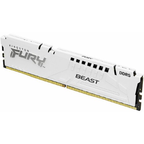 Kingston dimm DDR5, 32GB, 6.000MHz, fury beast white xmp (KF560C40BW-32) Slike
