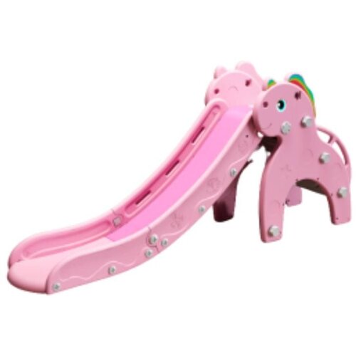 MamaKids tobogan s ljestvama za djecu, rozi dinosaur 170 cm Slike