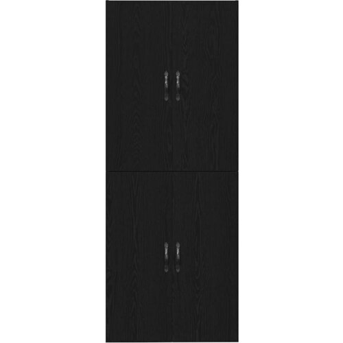  Ormar za montažu na zid 2 pcs Crni hrast 69,5 x 34 x 90 cm Slike