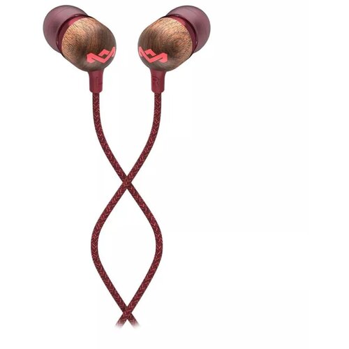 HouseofMarley Smile Jamaica In-Ear Headphones - Red Slike