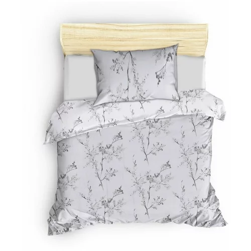 Mijolnir Bela enojna bombažna posteljnina 140x200 cm Chicory –