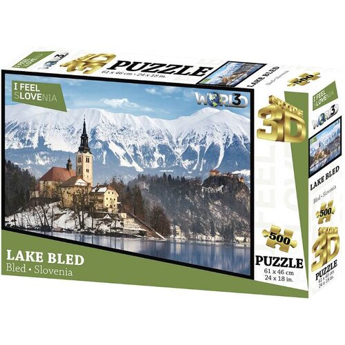 I Feel Slovenia 3D SESTAVLJANKA 500 kos - BLED Cene