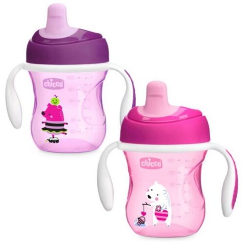 Chicco trening čaša 6M Roze Cene
