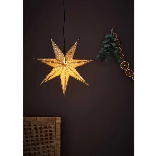 Markslöjd božićni viseći ukras u zlatnoj boji glitter, dužina 45 cm