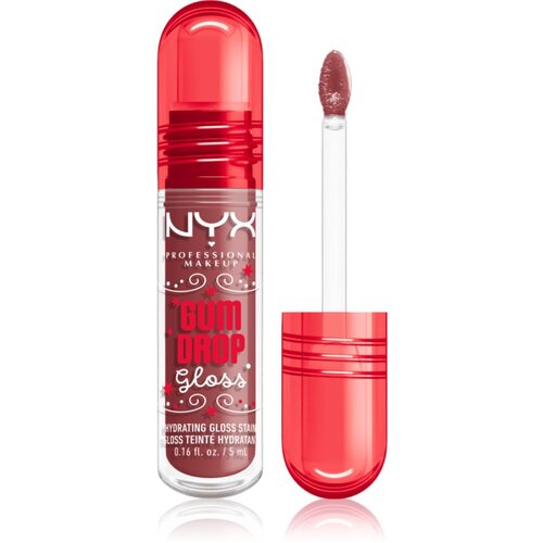 NYX Professional Makeup Gingerbaddie Land Gum Drop sijaj za ustnice odtenek 01 Hydra Honey 1 kos Slike