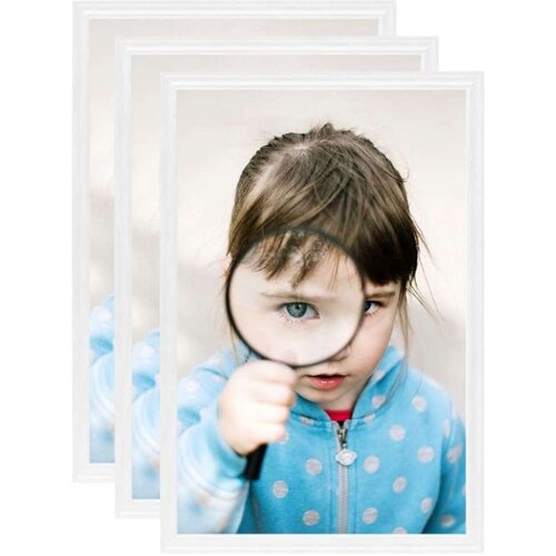 vidaXL Okviri za fotografije 3 kom za zid/stol bijeli 21 x 29,7 cm MDF Cene
