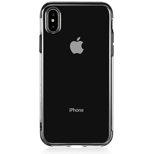  Elegance tanek silikonski ovitek za iPhone 11 Pro - prozoren s črnim robom Slike