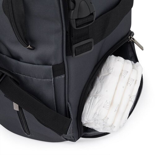 Petite&amp;amp;Mars torba za pelene Jack, Ultimate Grey Slike