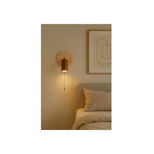Opviq zidna lampa app walnut Slike