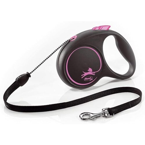 Flexi black design s cord 5m sajlasti povodac za pse Slike