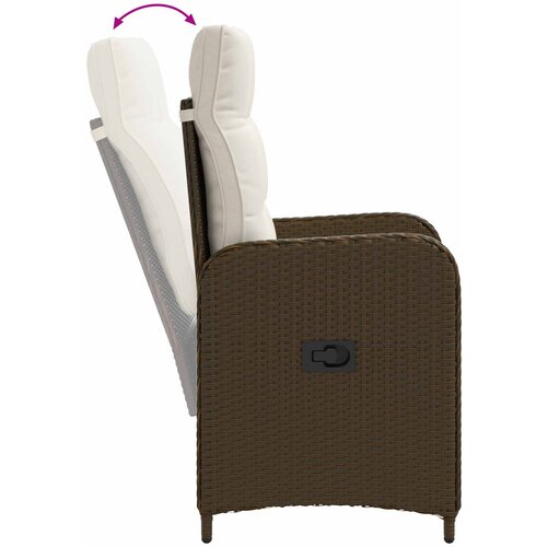  set za objedovanje 7 pcs Smeđa i krem bijela Slike