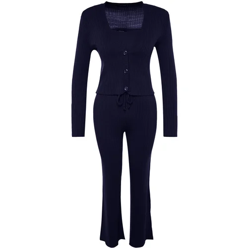 Trendyol Two-Piece Set - Navy blue - Regular fit