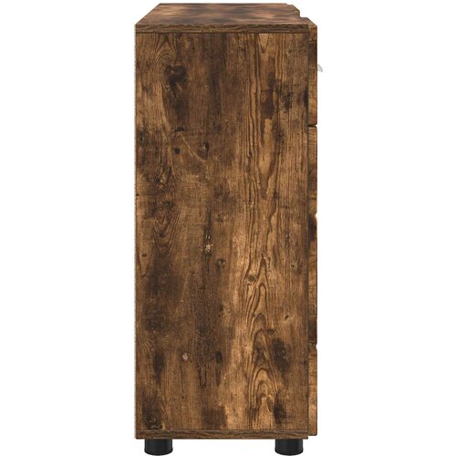  Drveni ormar s ladicama Dimljeni hrast 88,5 x 30,5 x 73 cm Slike