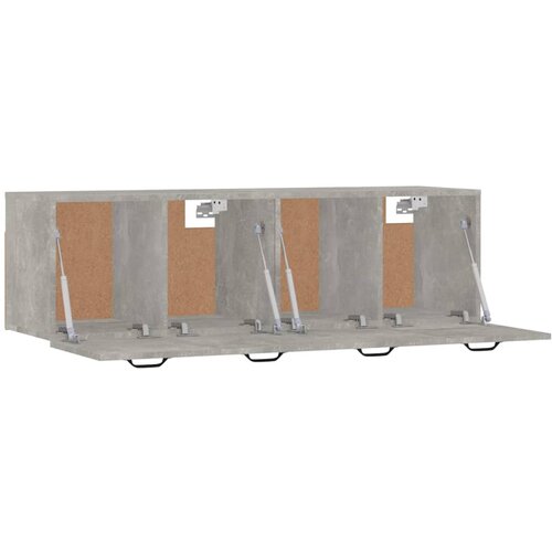  Zidni ormarići 2 kom boja betona 80x35x36,5cm konstruirano drvo Slike
