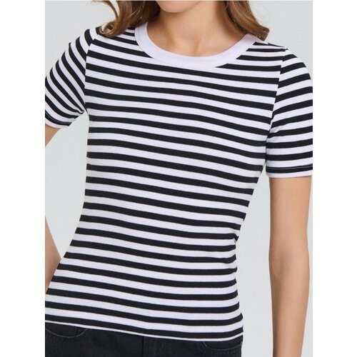 Sinsay Basic pamučna majica kratkih rukava Slike