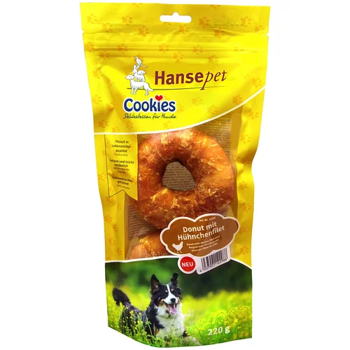 Cookie's Hansepet Cookies Donut prigrizki s piščancem - 2 kosa - 2 x 220 g