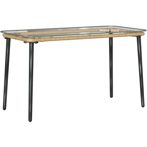 VidaXL Stol za vrt 80 x 40 x 45 cm Poli ratan Slike