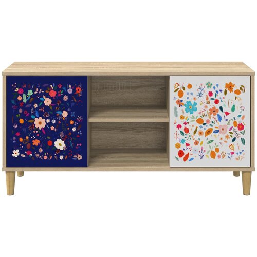  ormar MAINZ 102 x 33 x 50 cm Sonoma Konstruirano drvo Slike