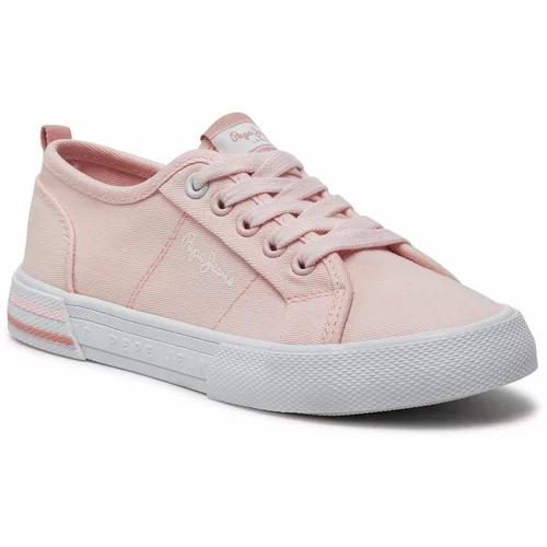 PepeJeans Tenis superge Brady Basic G PGS30604 Pink 325
