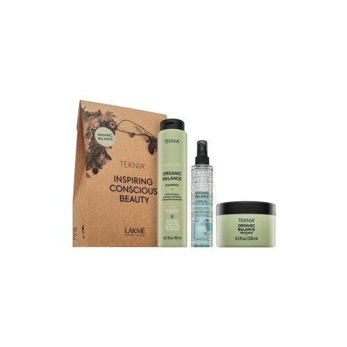 Lakm&amp;eacute; Teknia Organic Balance Pack set za sve tipove kose 300 ml + 250 ml + 100 ml Slike