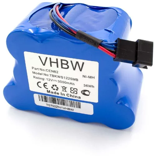 VHBW baterija za ecovacs deebot D800 / D810 / D830, 3000 mah