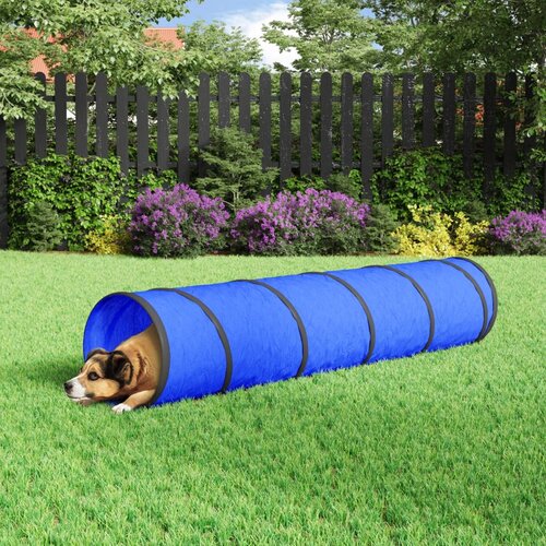 VidaXL Tunel za pse moder &amp;Oslash; 40x200 cm poliester Slike
