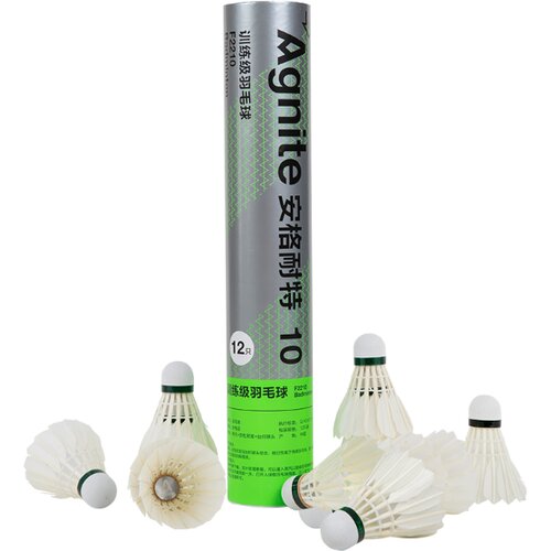 Agnite Set loptica za bagminton F2210, 12 komada Slike